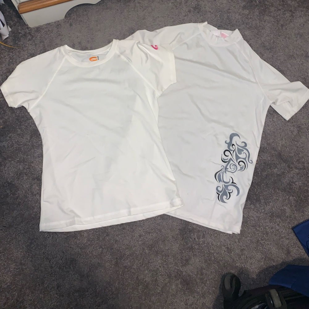 Size medium swim shirts